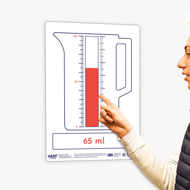 Dry Erase Teachers A3+ Measures Board