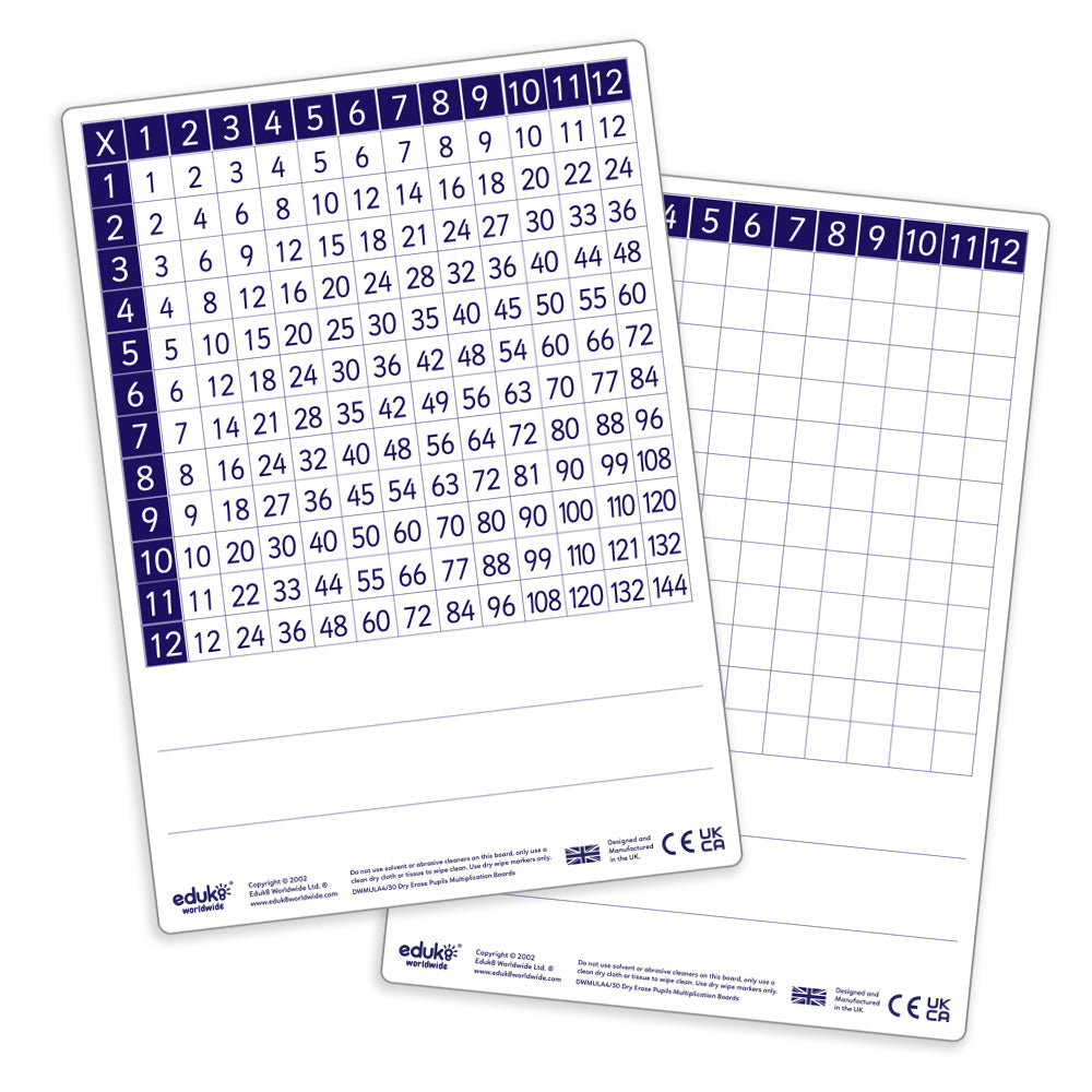 Multiplication Chart 30 X 30 Let's Learn Times Tables NEW! My