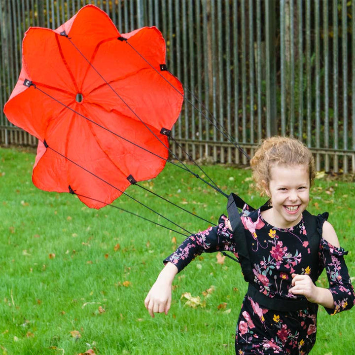 indoor outdoor training fun school childrens kids air resistance parachute