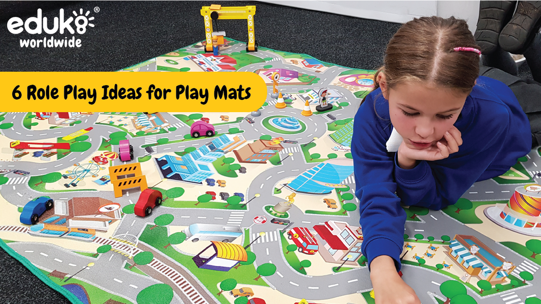 6 Role Play Ideas for Plays Mats Construction Farm Zoo City Candyland Mermaid under the sea indoor and Outdoor