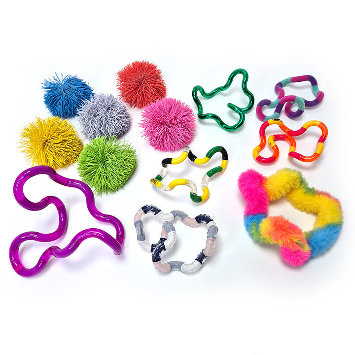 EDUK8 SENSORY TASTER PACK WITH TANGLES AND FUZZEE BALLS