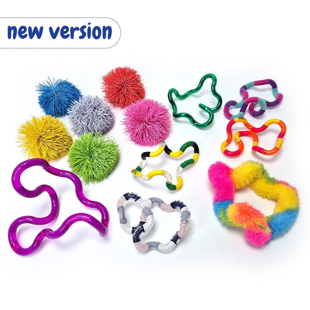 EDUK8 SENSORY TASTER PACK WITH TANGLES AND FUZZEE BALLS