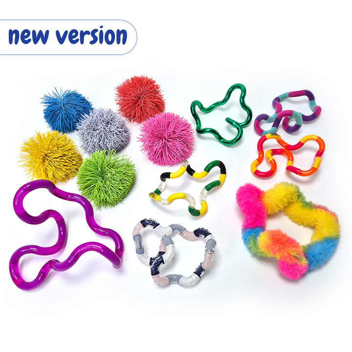 EDUK8 SENSORY TASTER PACK WITH TANGLES AND FUZZEE BALLS