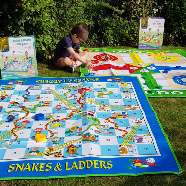 Snakes & Ladders and Ludo Dice Game Combo Pack