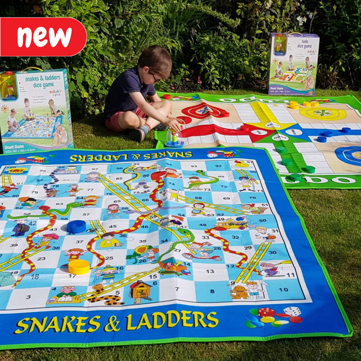 Snakes & Ladders and Ludo Dice Game Combo Pack