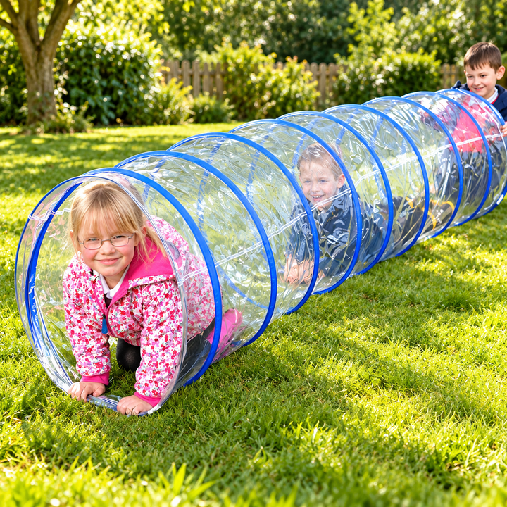 Clear Outdoor Crawling Tunnel