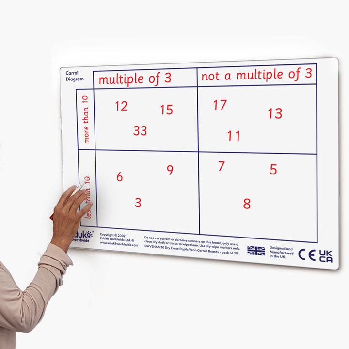 Dry Erase Teachers Carroll & Venn Board
