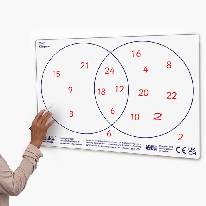 Dry Erase Teachers Carroll & Venn Board