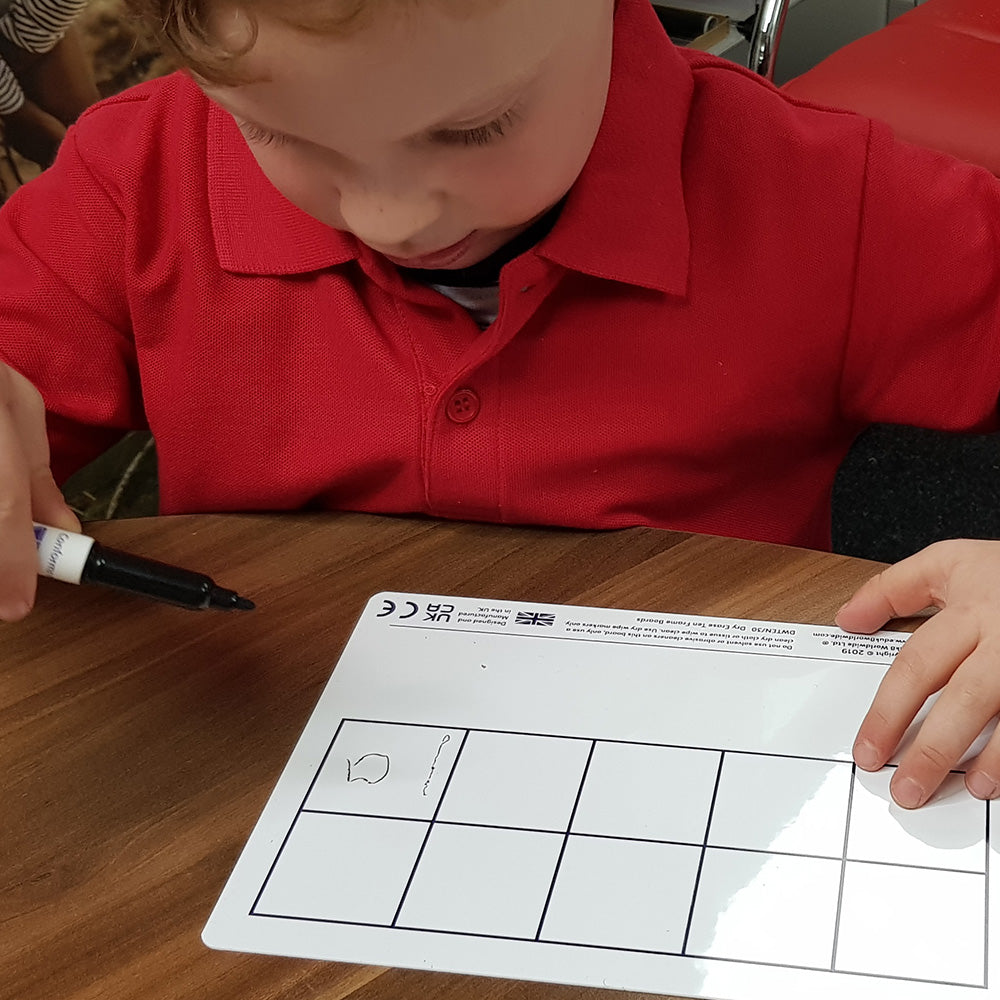 Dry Erase Pupils A5 Double-sided Ten Frames (pack of 6)