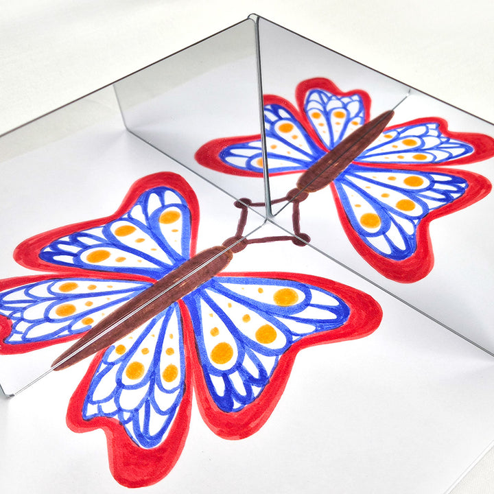 Double-sided Plastic Mirrors 100x75mm (Pack of 10)
