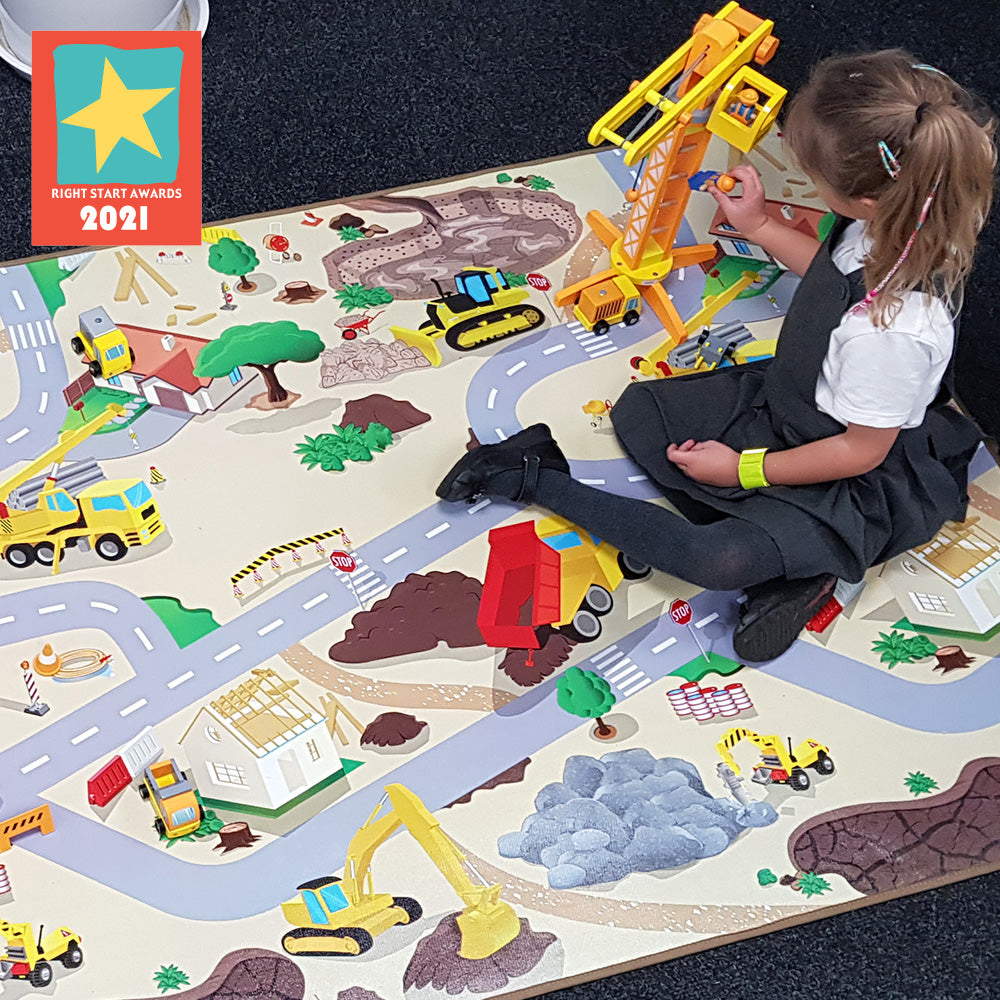Extra Large Construction Play Mat (200 x 120cm) – eduk8worldwide