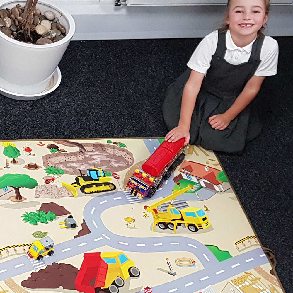 Extra Large Construction Play Mat (200 x 120cm)