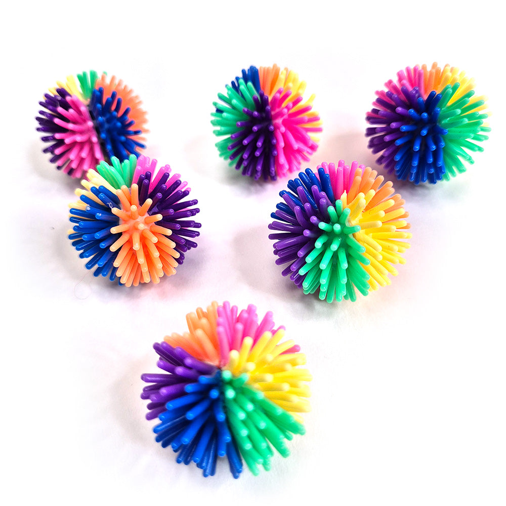 Rainbow Spiky Sensory Balls (pack of 12)
