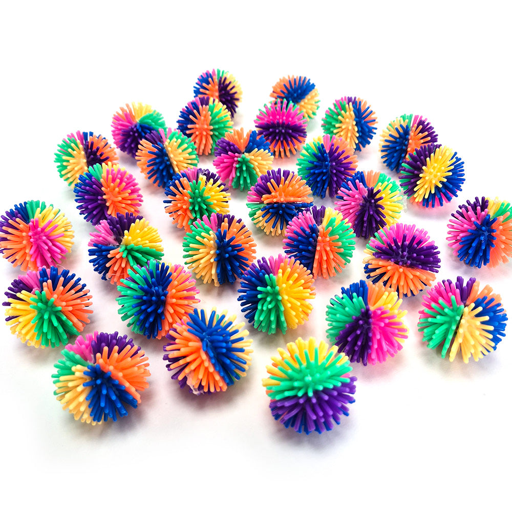 Rainbow Spiky Sensory Balls (pack of 24)