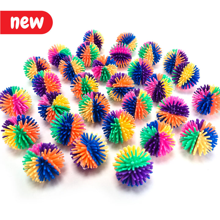 Rainbow Spiky Sensory Balls (pack of 24)