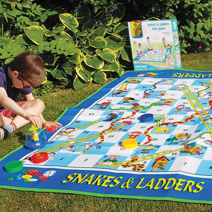 Giant Indoor Outdoor Snakes and Ladders Dice Game