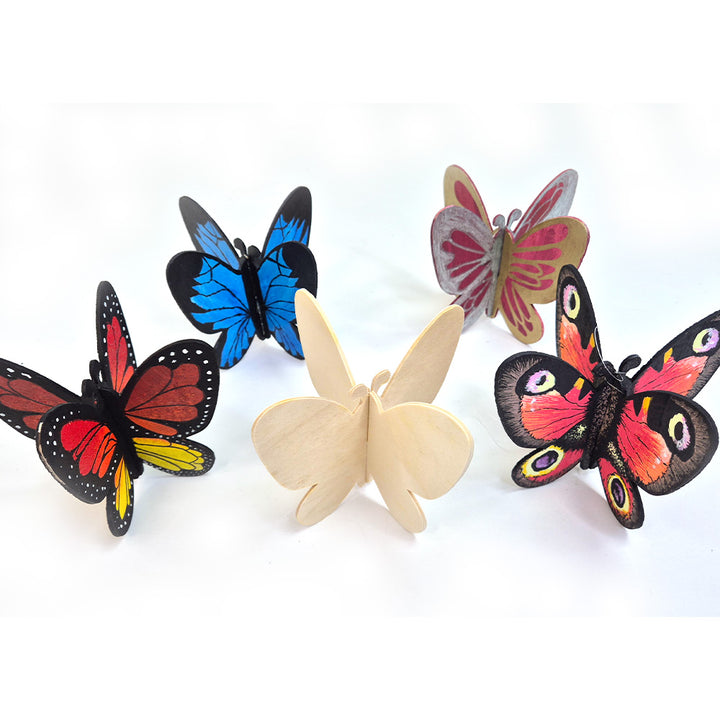 Wooden Butterflies (pack of 6)