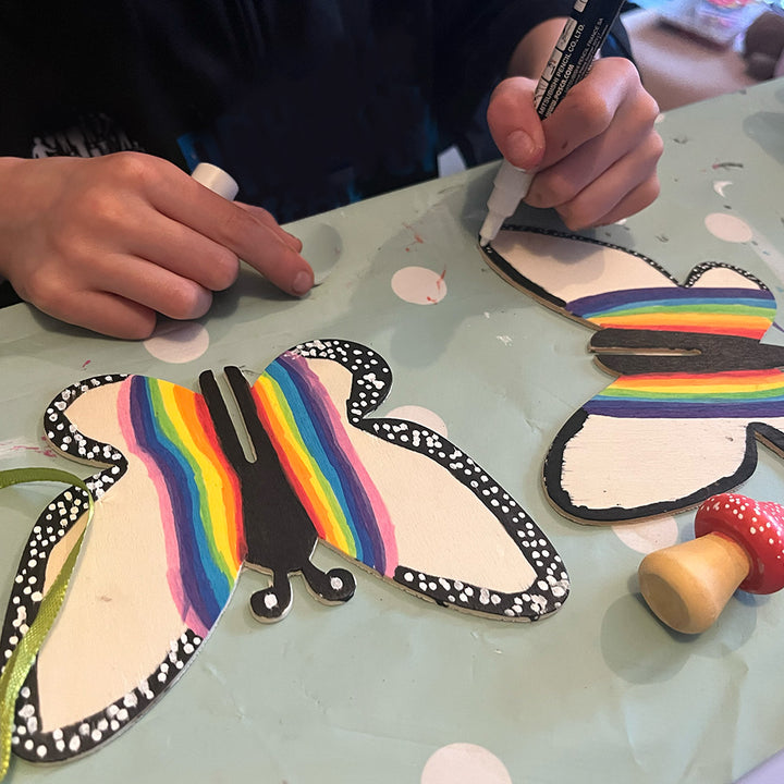 Wooden Butterflies (pack of 6)