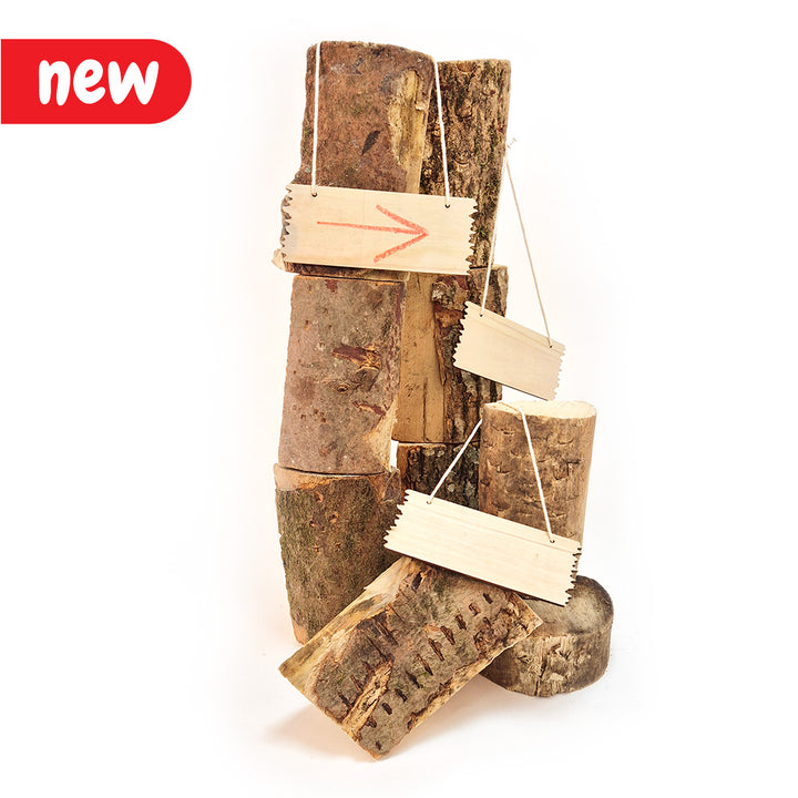 Forest School - Wooden Hanging Plaques