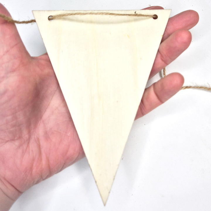 Forest School, Crafting Wooden Bunting (pack of 15)