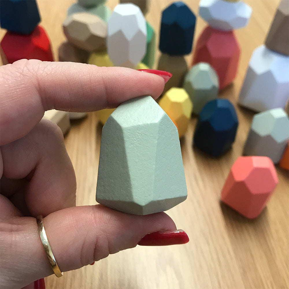 Wooden Sensory Stacking Stones