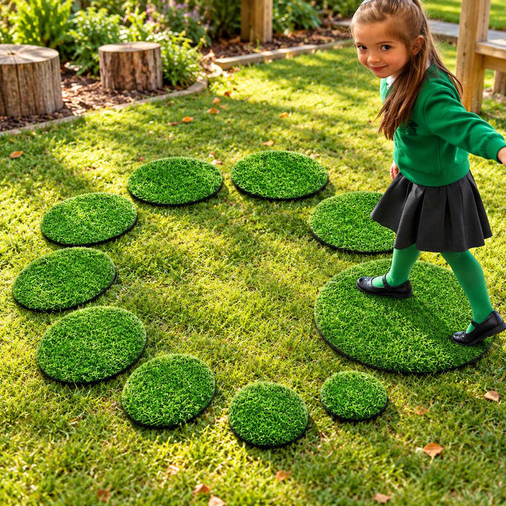 Grass Shapes Increasing Circles (Set of 10)