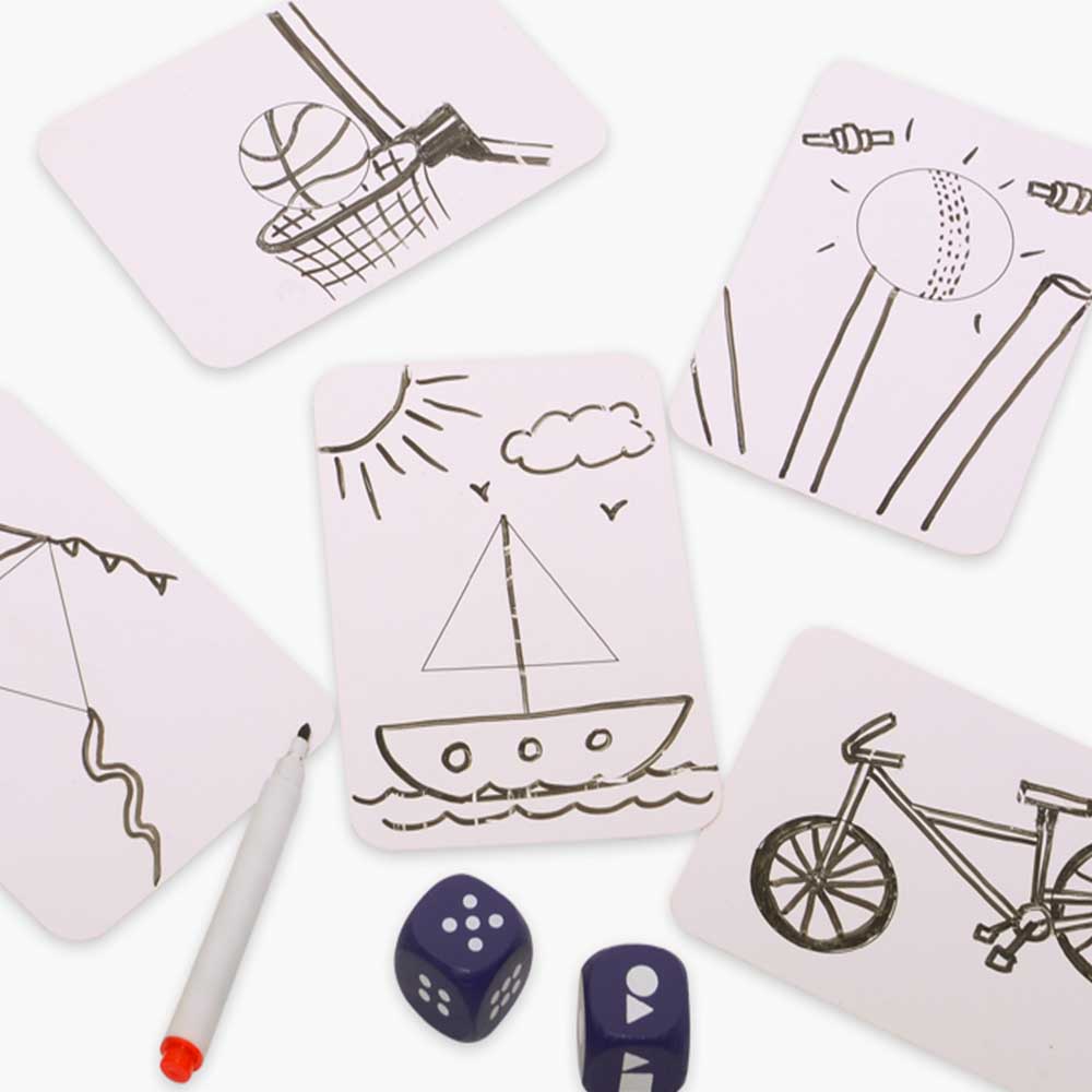 telling a story with shapes chalk and chuckles family fun home learning lockdown activity games